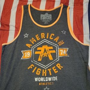 Mens American Fighter Tank Top